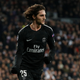 Madrid, Spain - February 14, 2018 Paris Saint-Germains Adrien Rabiot celebrates scoring their first goal